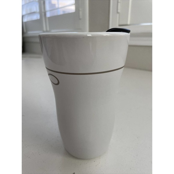 Starbucks Scroll Ceramic Travel Cup 9fl oz Mug with LId 2016 - Picture 2 of 11